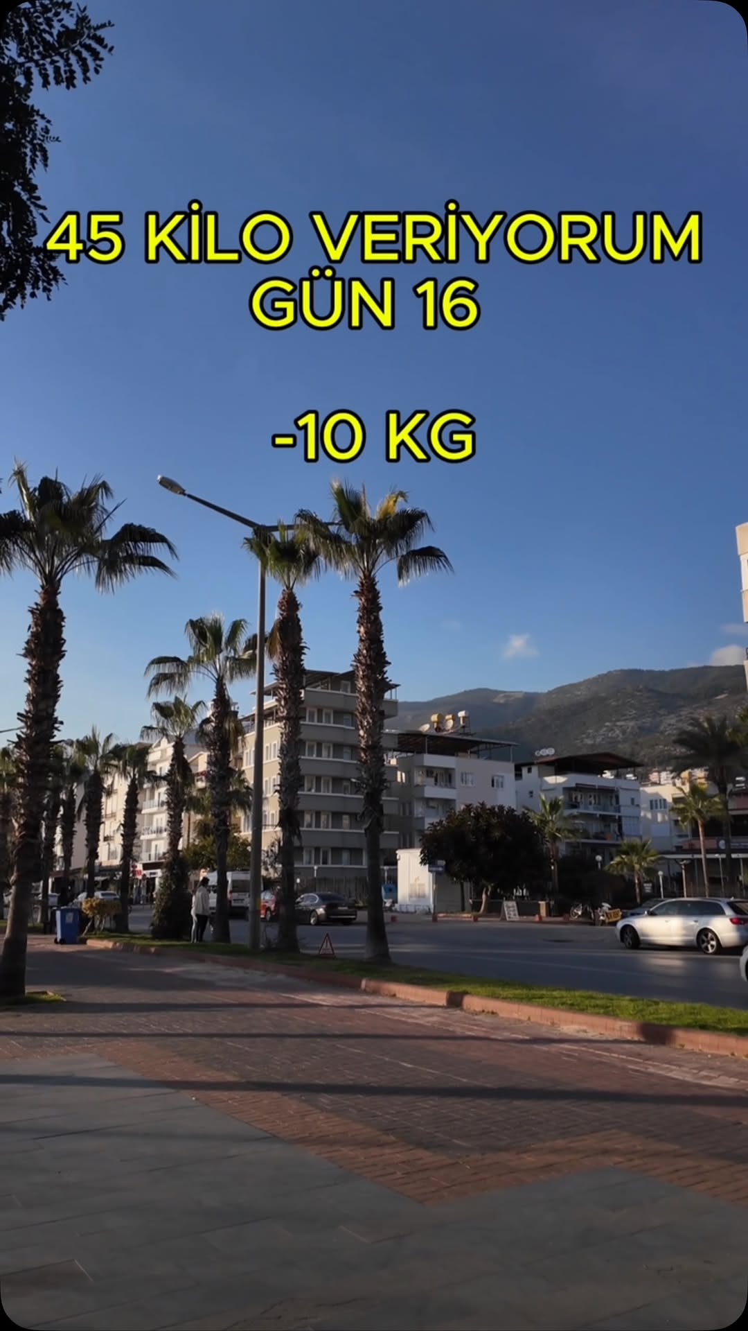 Gün 16 ✅ İftar öncesi 4 KM yürüyüş tamamlandı! 🏃‍♂️ Ve en büyük haber: Toplamda 10 KG gitti! 🎉 Azim, sabır ve disiplinle devam! 🚀